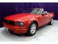2007 Torch Red Ford Mustang V6 Premium Convertible  photo #34