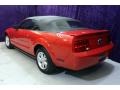 2007 Torch Red Ford Mustang V6 Premium Convertible  photo #39