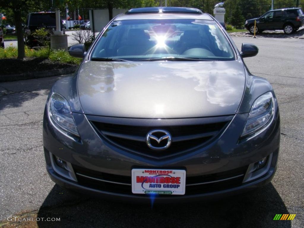 2010 MAZDA6 s Touring Sedan - Comet Gray Mica / Gray photo #8