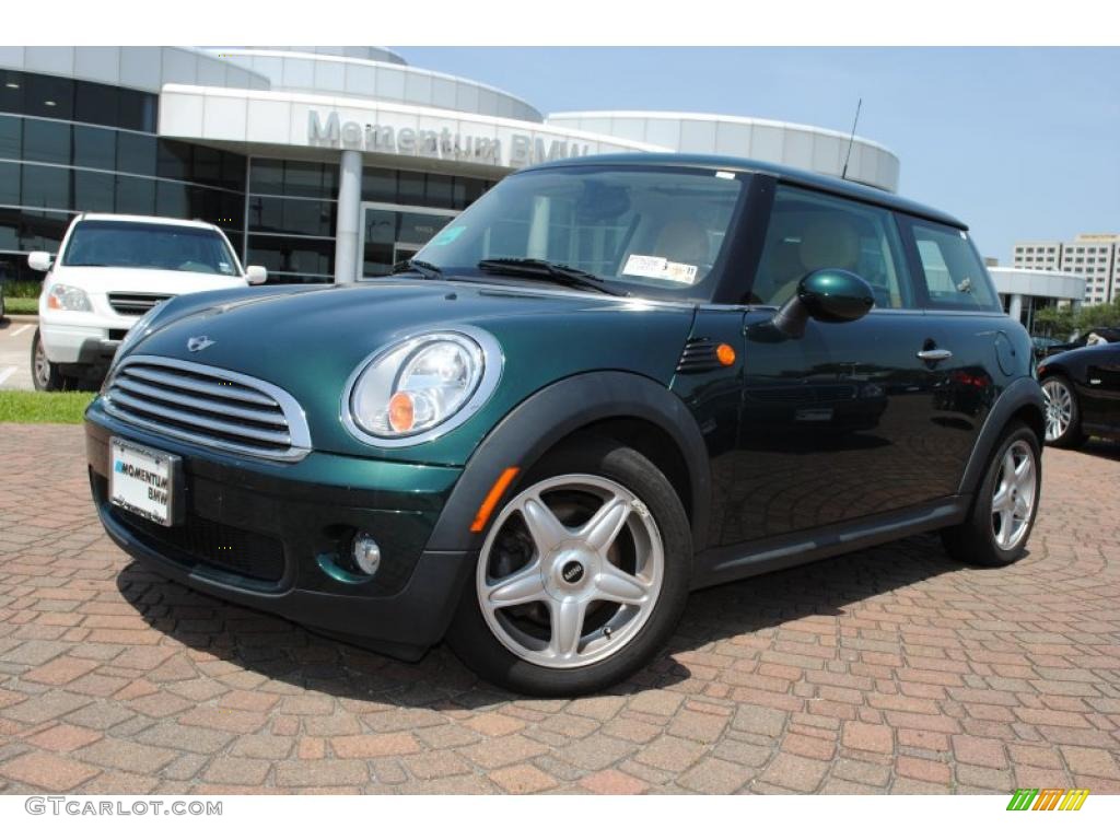 2007 Cooper Hardtop - British Racing Green Metallic / Gravity Tuscan Beige photo #1