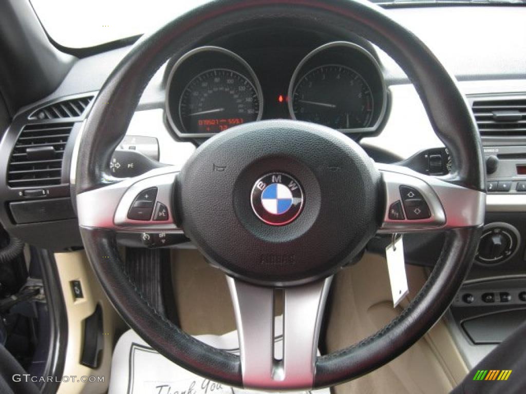 2004 Z4 2.5i Roadster - Toledo Blue Metallic / Beige photo #22
