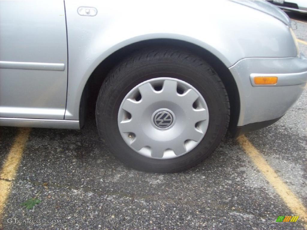 2002 Jetta GLS Wagon - Silver Arrow Metallic / Black photo #10