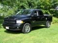 2004 Black Dodge Ram 1500 SLT Quad Cab 4x4  photo #2