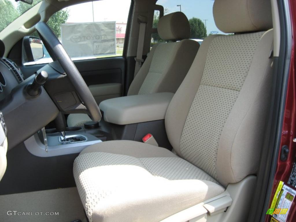 2010 Tundra CrewMax 4x4 - Salsa Red Pearl / Sand Beige photo #12