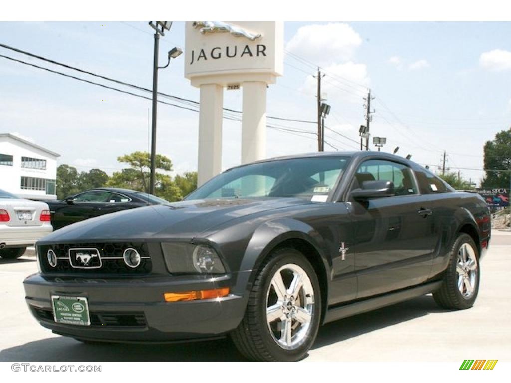 2008 Mustang V6 Premium Coupe - Alloy Metallic / Dark Charcoal photo #2