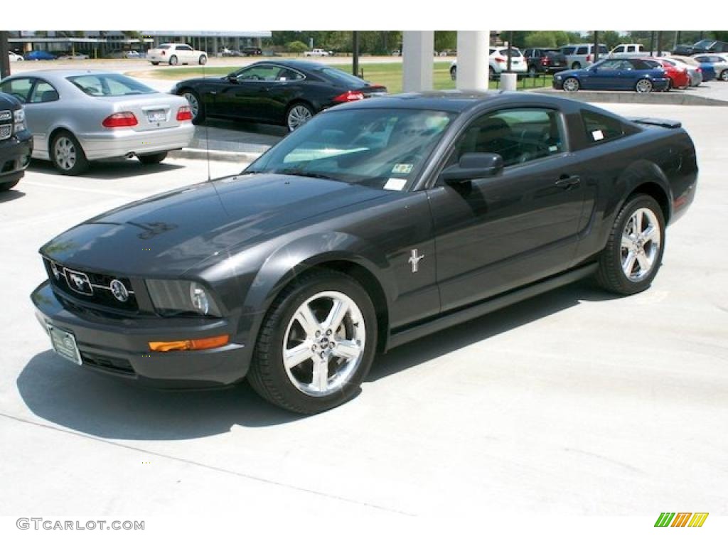 2008 Mustang V6 Premium Coupe - Alloy Metallic / Dark Charcoal photo #7