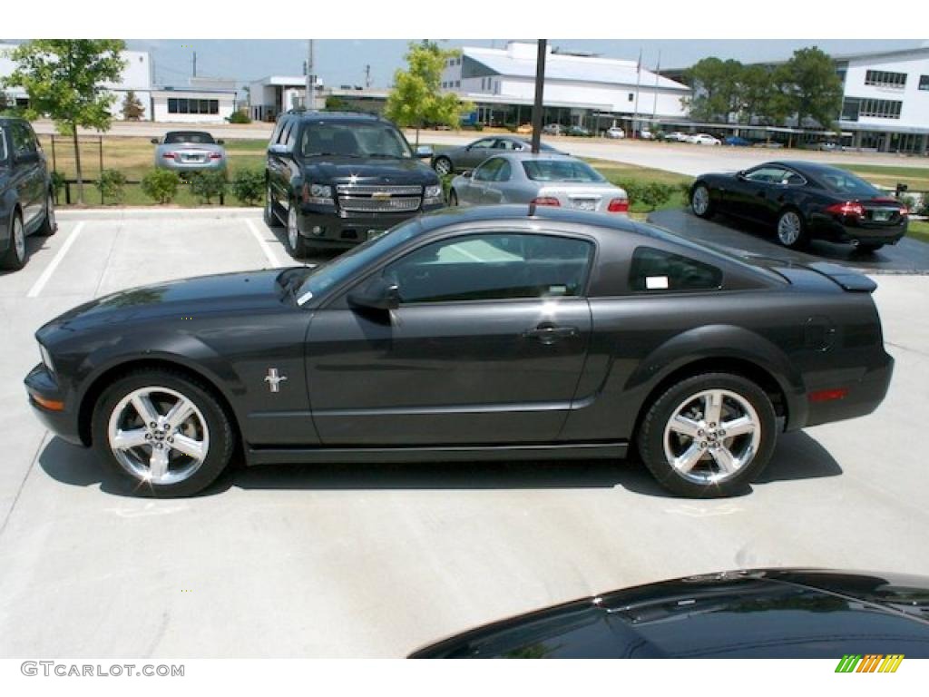2008 Mustang V6 Premium Coupe - Alloy Metallic / Dark Charcoal photo #8