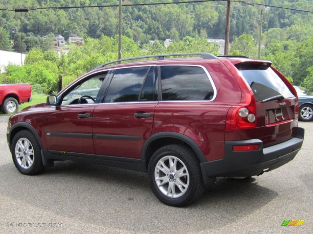 2004 XC90 T6 AWD - Ruby Red Metallic / Taupe/Light Taupe photo #9