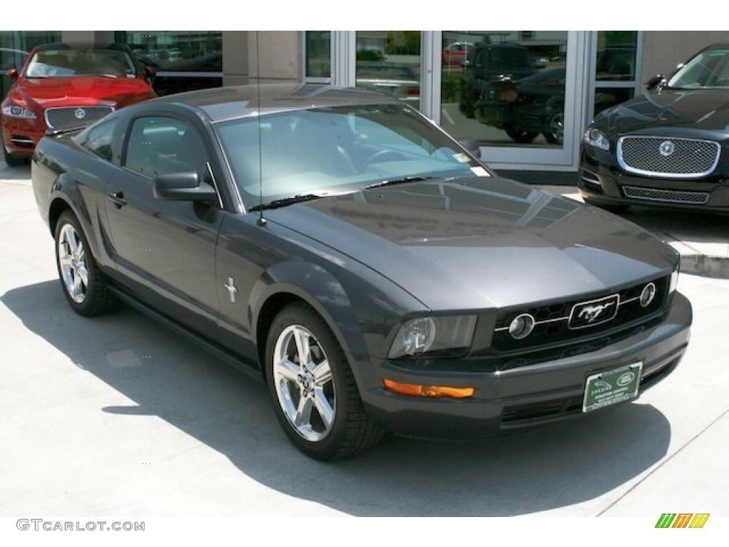 2008 Mustang V6 Premium Coupe - Alloy Metallic / Dark Charcoal photo #13