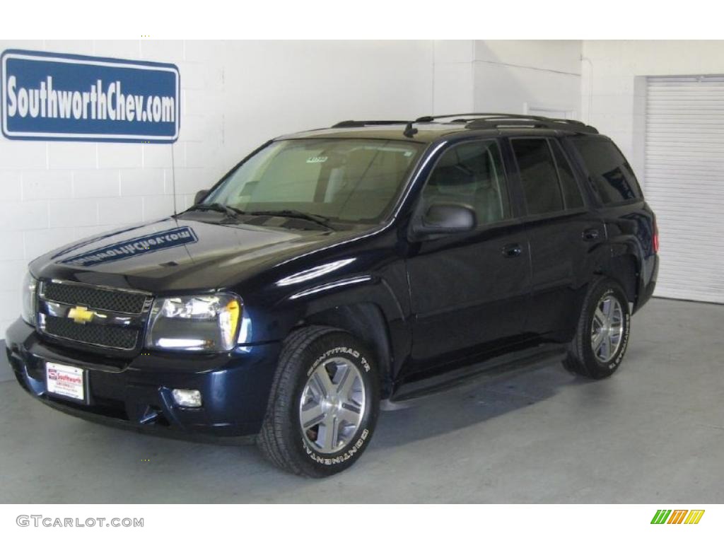 2007 TrailBlazer LT 4x4 - Imperial Blue Metallic / Ebony photo #1