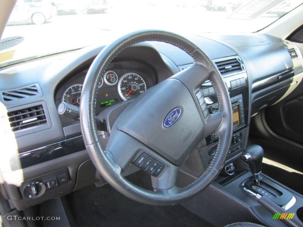 2007 Fusion SEL V6 - Tungsten Grey Metallic / Charcoal Black photo #6