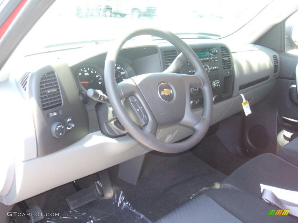 2011 Silverado 1500 LS Extended Cab - Victory Red / Dark Titanium photo #8