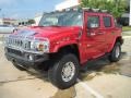 2007 Victory Red Hummer H2 SUT  photo #1