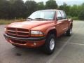 2000 Amber Fire Pearl Dodge Dakota Sport Crew Cab 4x4 #35177837