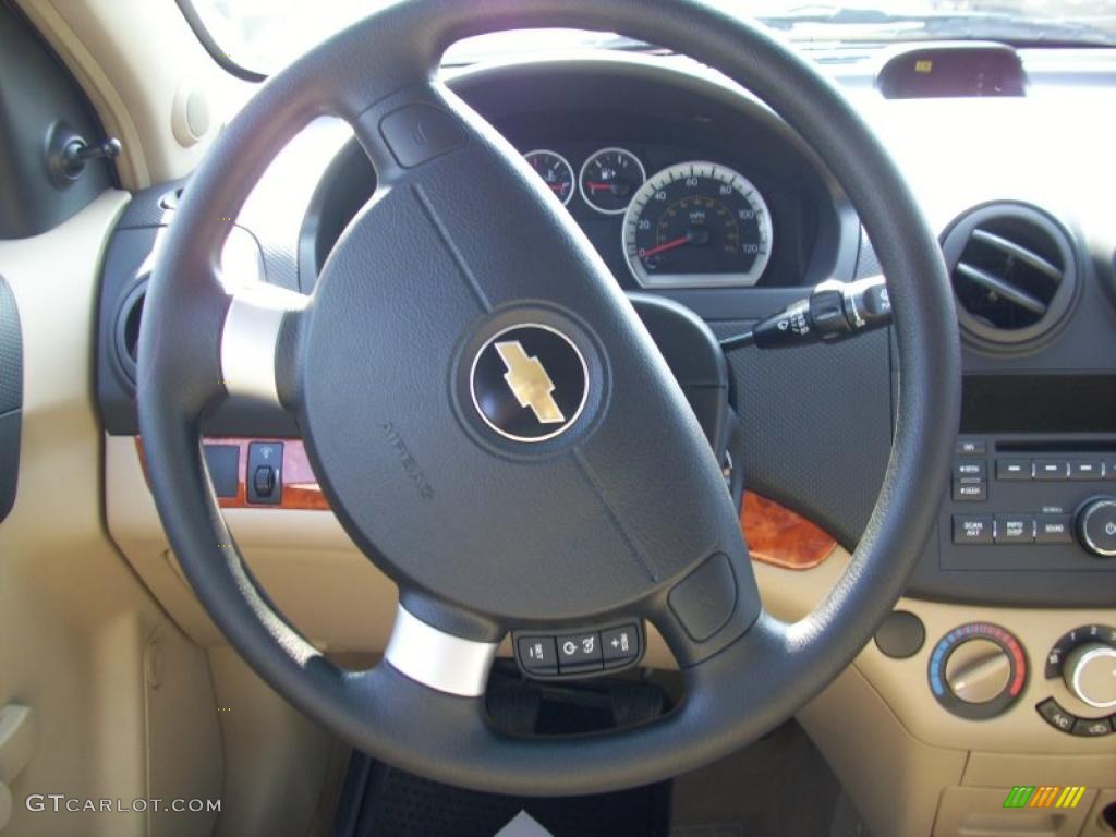 2010 Aveo LT Sedan - Sport Red / Neutral photo #4