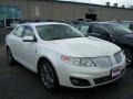 2011 White Platinum Metallic Tri-Coat Lincoln MKS FWD  photo #2