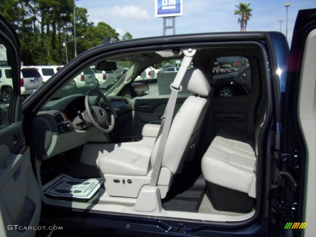 2011 Silverado 1500 LTZ Extended Cab 4x4 - Imperial Blue Metallic / Light Titanium/Dark Titanium photo #4