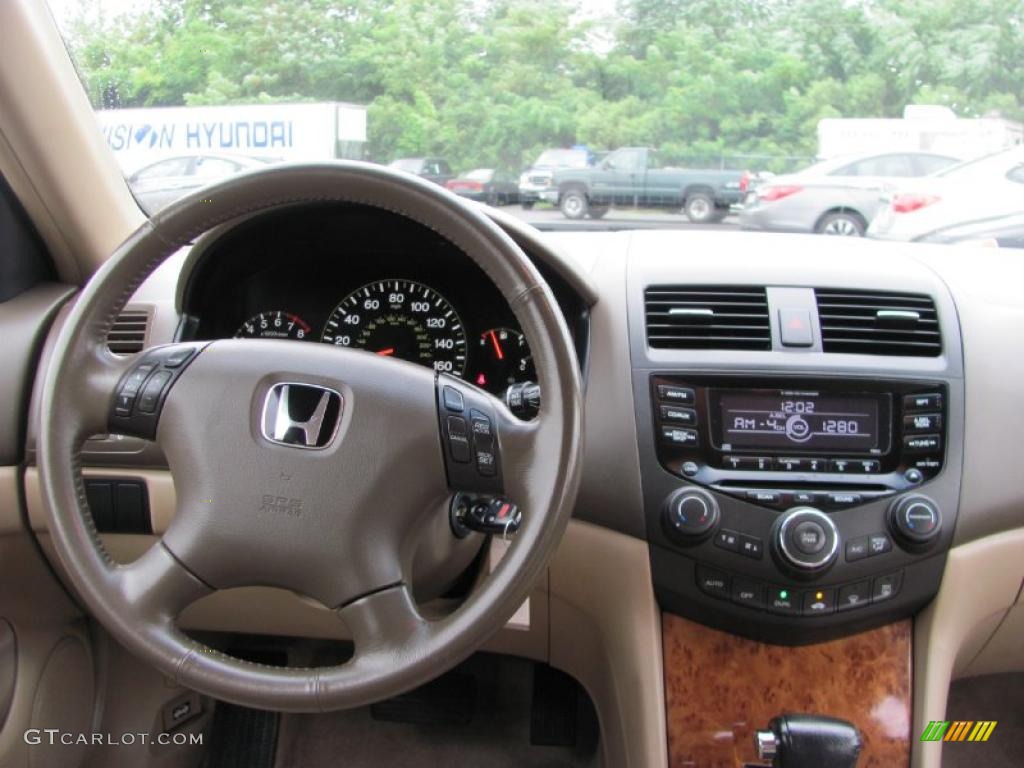 2003 Accord EX-L Sedan - Desert Mist Metallic / Ivory photo #4
