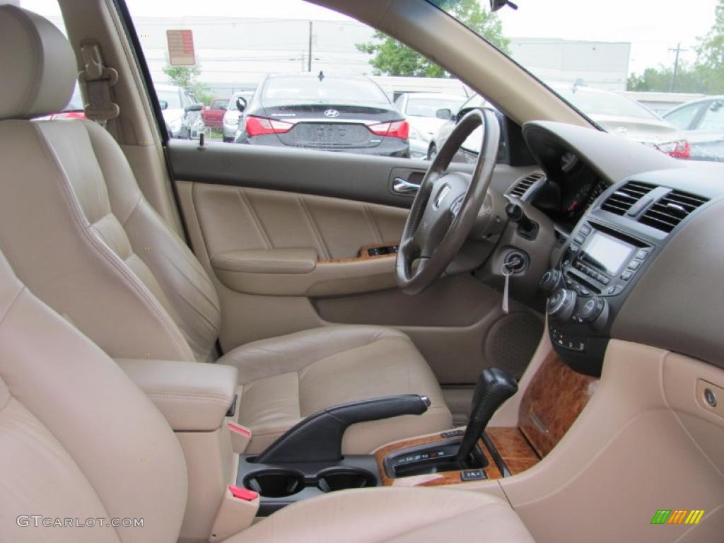 2003 Accord EX-L Sedan - Desert Mist Metallic / Ivory photo #7