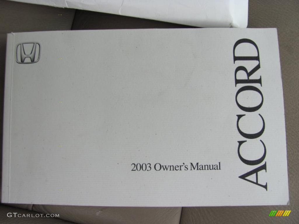 2003 Accord EX-L Sedan - Desert Mist Metallic / Ivory photo #12