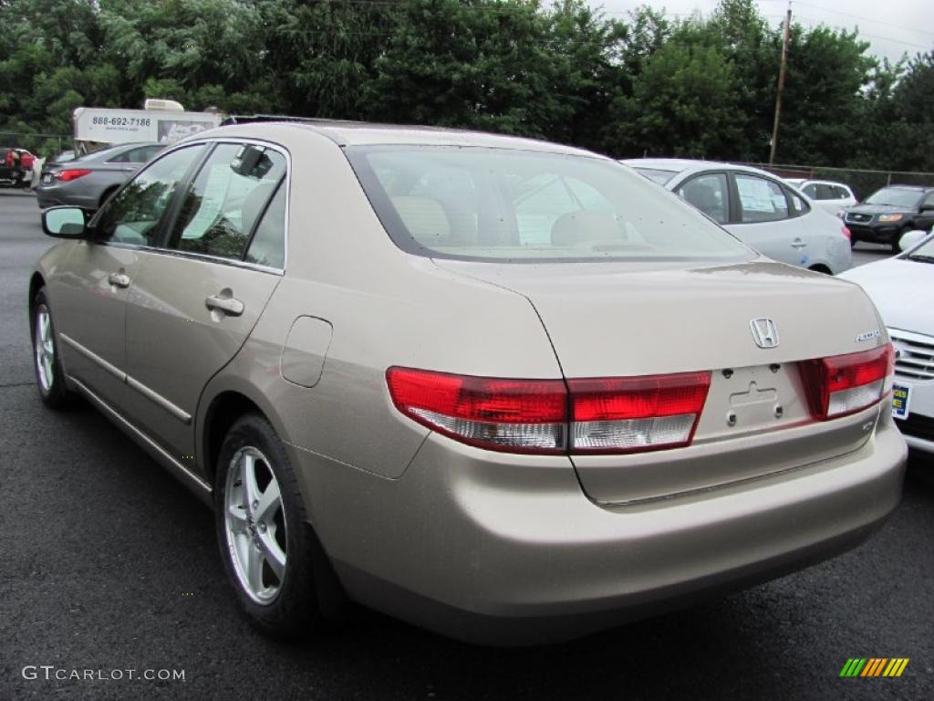 2003 Accord EX-L Sedan - Desert Mist Metallic / Ivory photo #16