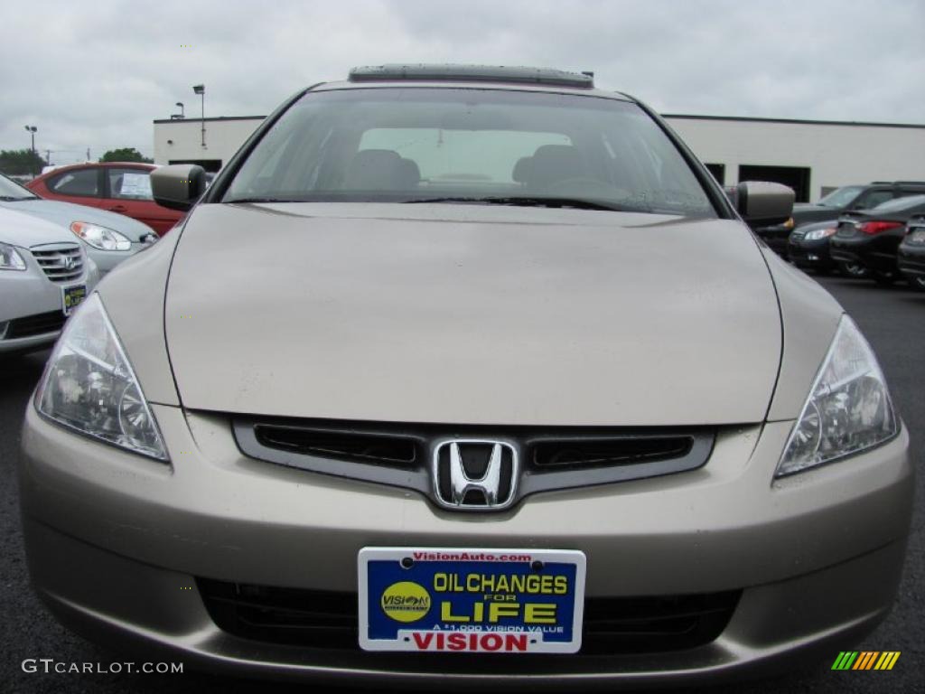 2003 Accord EX-L Sedan - Desert Mist Metallic / Ivory photo #19