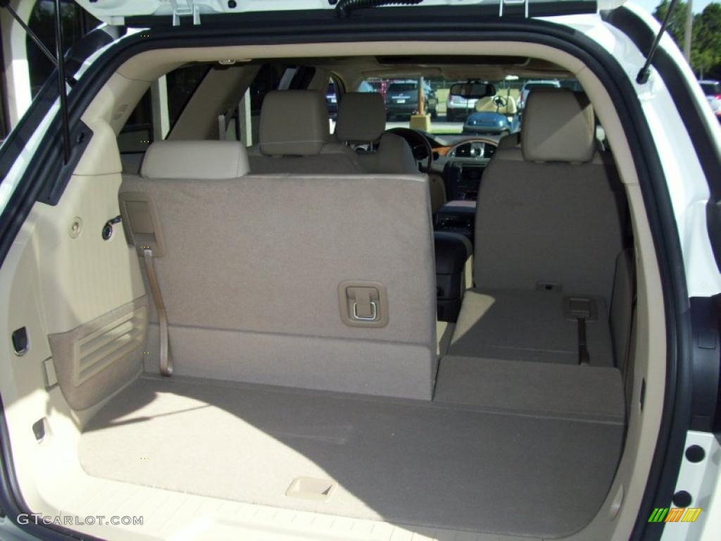 2011 Enclave CXL - White Diamond Tricoat / Cashmere/Cocoa photo #3