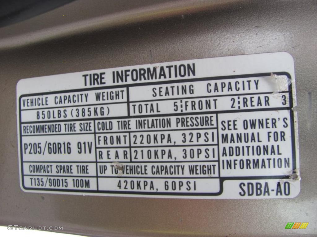 2003 Accord EX-L Sedan - Desert Mist Metallic / Ivory photo #26