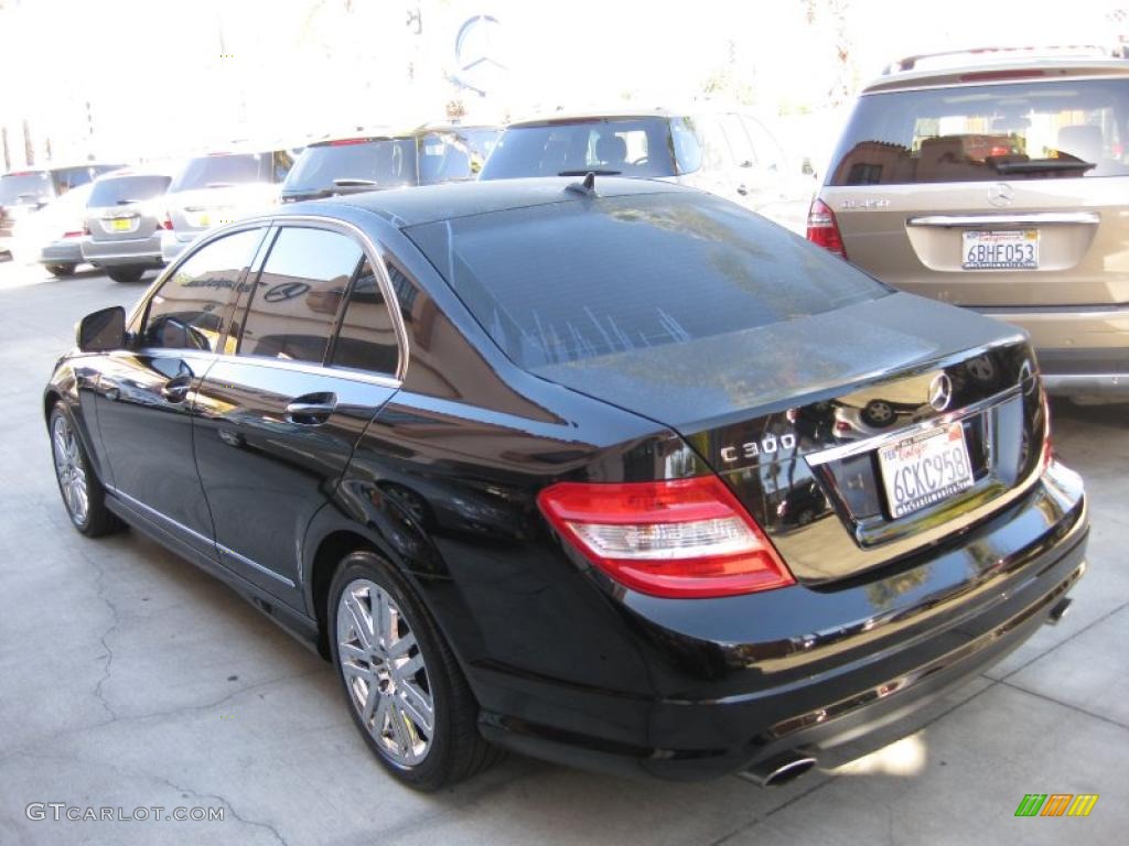 2008 C 300 Sport - Black / Black photo #4