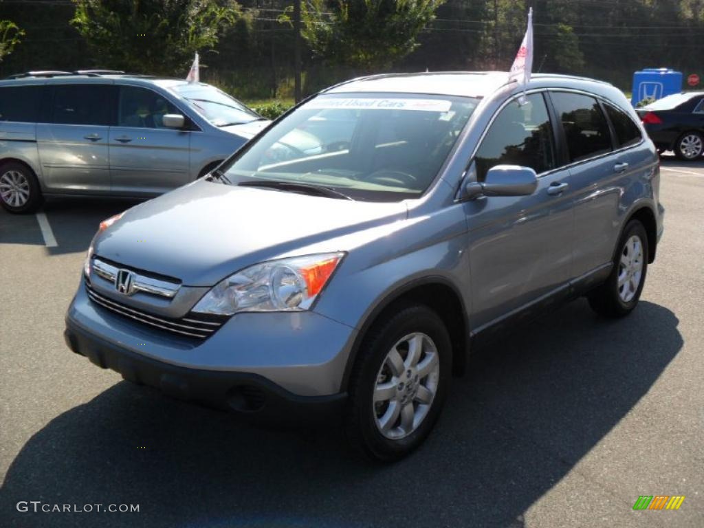 2007 CR-V EX-L - Glacier Blue Metallic / Gray photo #1