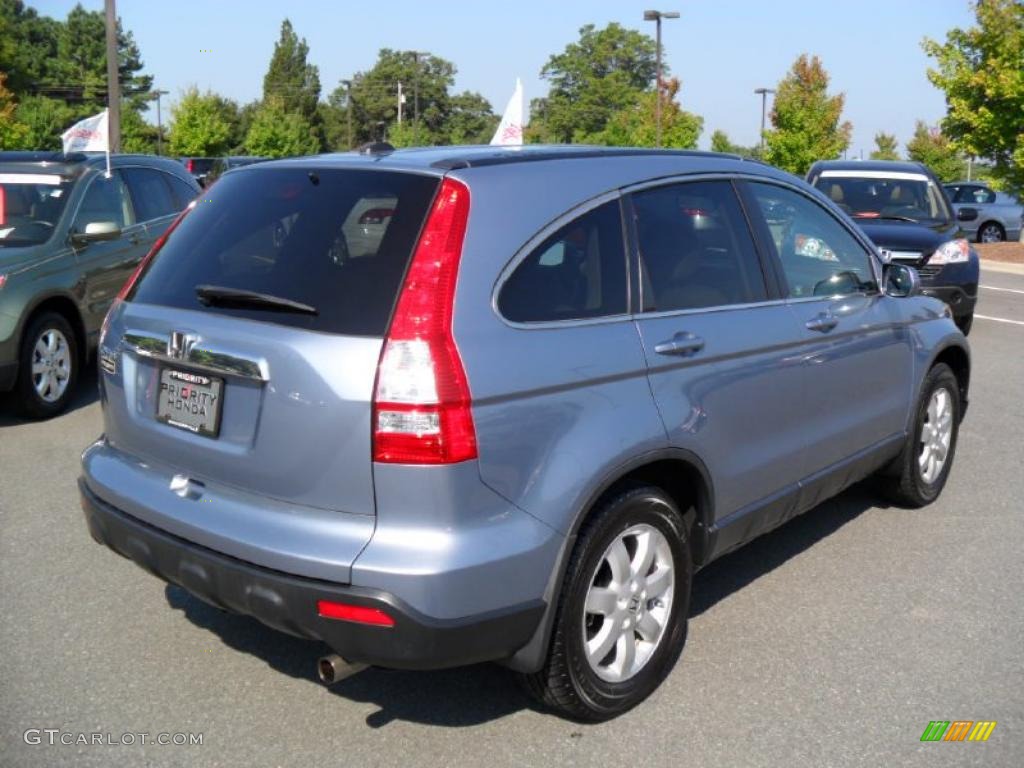 2007 CR-V EX-L - Glacier Blue Metallic / Gray photo #4