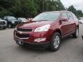 2011 Red Jewel Metallic Chevrolet Traverse LT AWD  photo #1