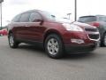 2011 Red Jewel Metallic Chevrolet Traverse LT AWD  photo #3