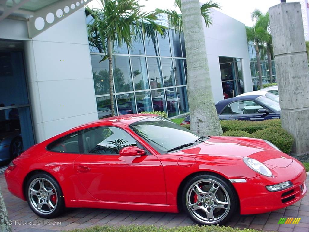 2006 911 Carrera S Coupe - Guards Red / Black photo #2