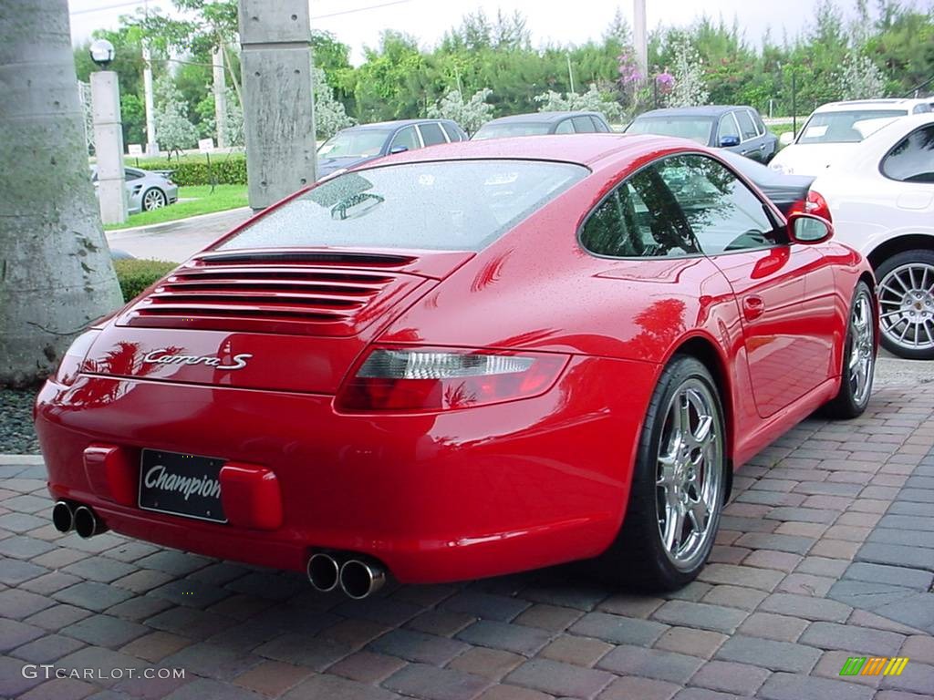 2006 911 Carrera S Coupe - Guards Red / Black photo #3
