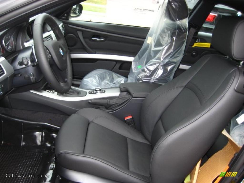 2011 3 Series 335i xDrive Coupe - Black Sapphire Metallic / Black Dakota Leather photo #10