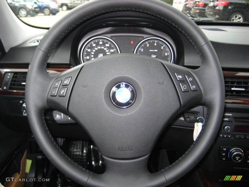 2011 3 Series 328i xDrive Sedan - Jet Black / Black Dakota Leather photo #15