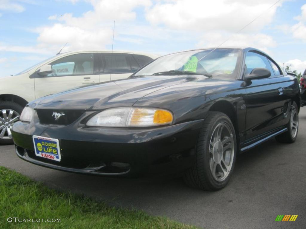 1997 Mustang GT Coupe - Black / Dark Charcoal photo #1