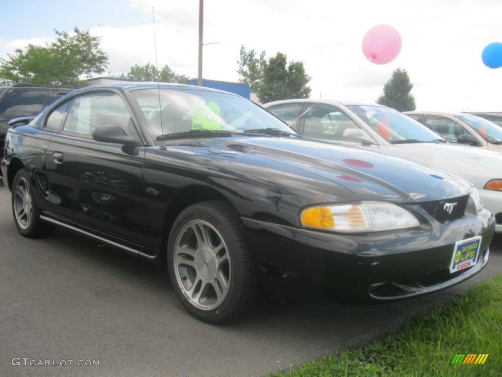 1997 Mustang GT Coupe - Black / Dark Charcoal photo #16