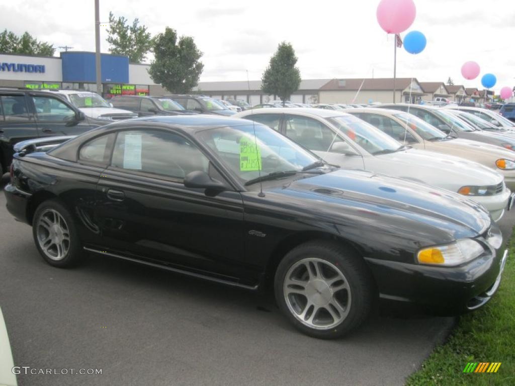 1997 Mustang GT Coupe - Black / Dark Charcoal photo #17