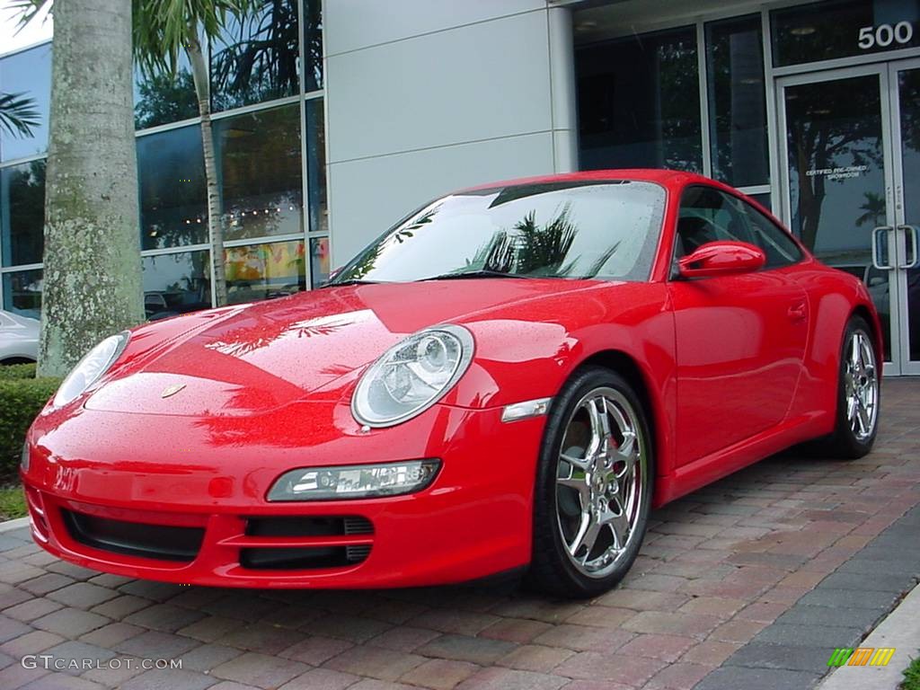 2006 911 Carrera S Coupe - Guards Red / Black photo #7