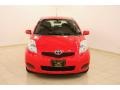 2009 Absolutely Red Toyota Yaris 3 Door Liftback  photo #2
