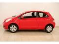 2009 Absolutely Red Toyota Yaris 3 Door Liftback  photo #4