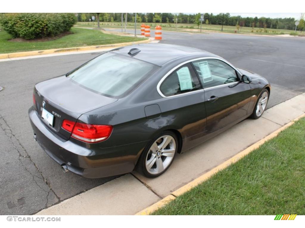 2008 3 Series 335i Coupe - Sparkling Graphite Metallic / Black photo #6