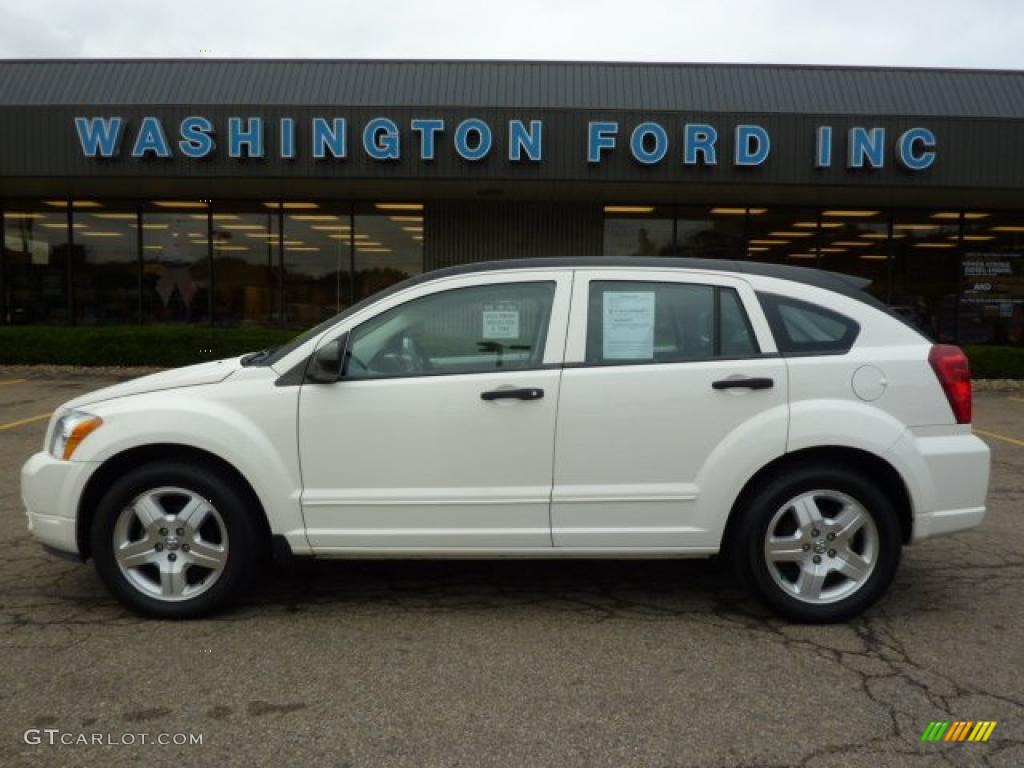 2007 Caliber SXT - Stone White / Pastel Slate Gray photo #1