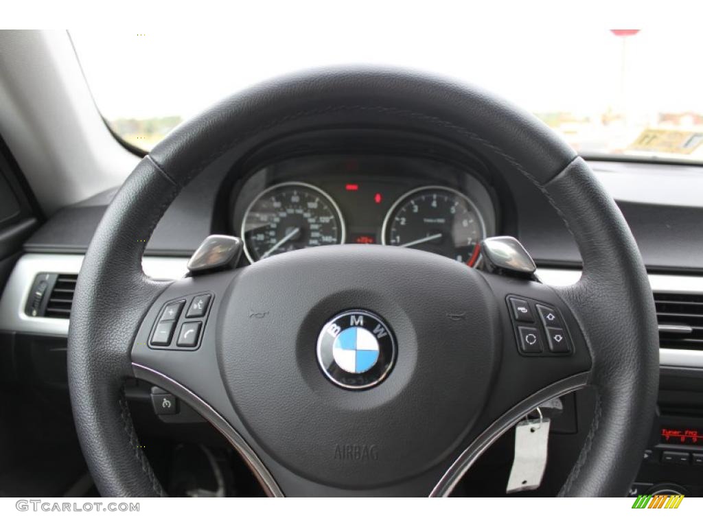 2008 3 Series 335i Coupe - Sparkling Graphite Metallic / Black photo #14