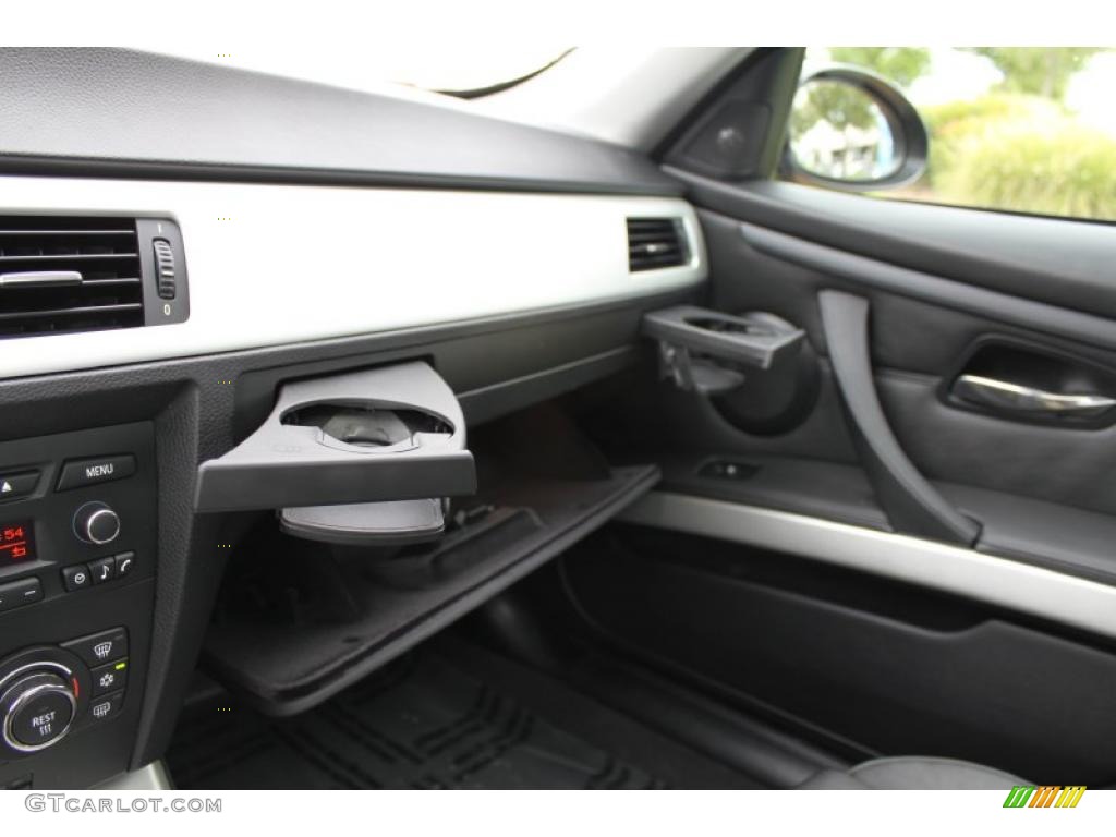 2008 3 Series 335i Coupe - Sparkling Graphite Metallic / Black photo #19