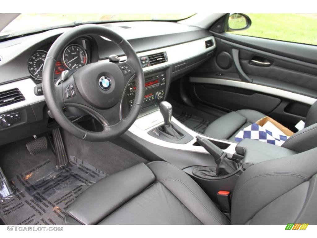2008 3 Series 335i Coupe - Sparkling Graphite Metallic / Black photo #24