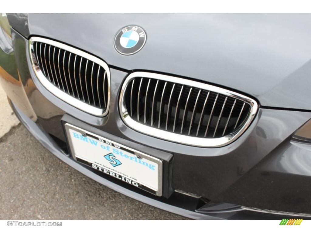 2008 3 Series 335i Coupe - Sparkling Graphite Metallic / Black photo #25