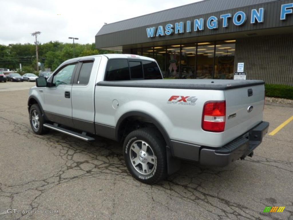 2003 F150 FX4 SuperCab 4x4 - Silver Metallic / Medium Graphite Grey photo #2